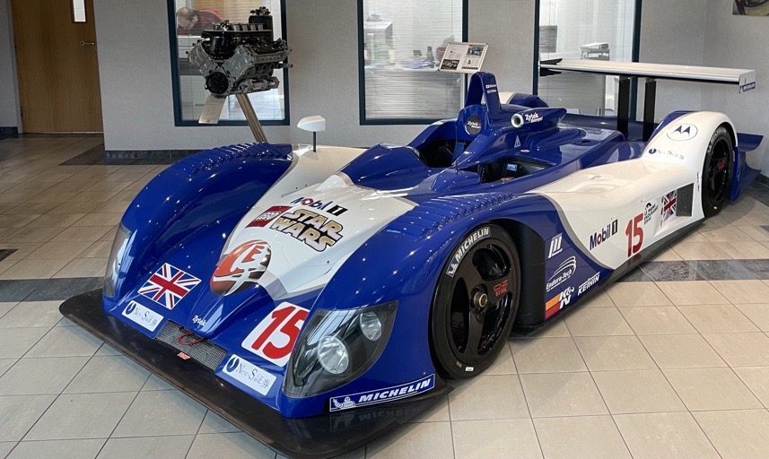 A GT racing car with hydrogen fuelled electrical generator.